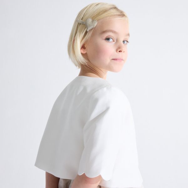 جاكيت بوليرو أوف وايت للفتيات